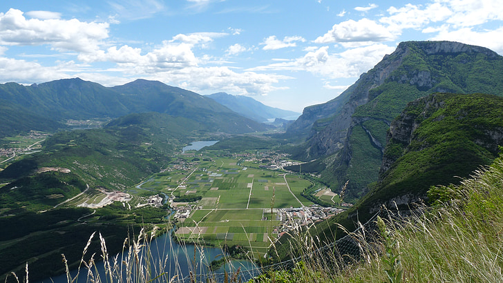 Valle dei laghi, Trentino, Margone, svah, Toblino