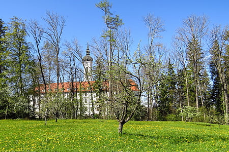 Marie münster, Dießen, Ammersee, kerk, Huis van aanbidding