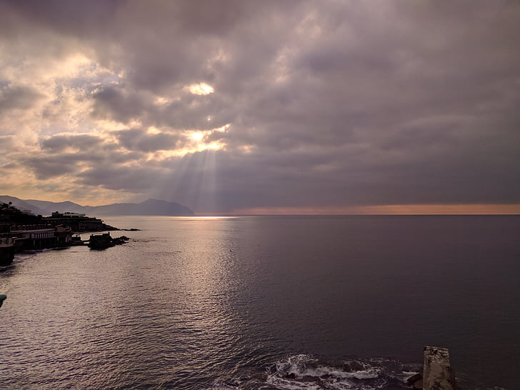 Genova, Muntele portofino, priaruggia, peisaj, apa, natura, linişte