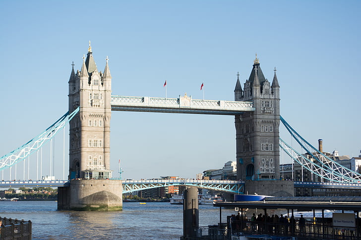 Londen, Tower bridge, Engeland, Theems, brug, bezoekplaatsen, Verenigd Koninkrijk
