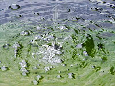 acqua, goccioline di acqua, Ripple, onde, bolle, natura, liquido