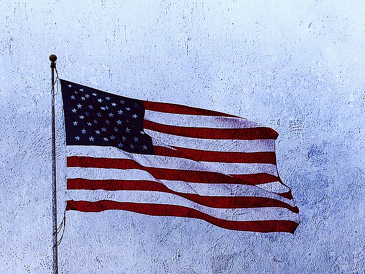 amerikansk flagg, USA flagg, flagg, amerikanske, symbolet, USA, nasjonale