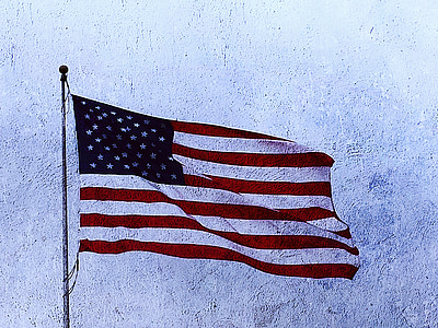 Americká vlajka, vlajka USA, vlajka, americký, symbol, USA, národné