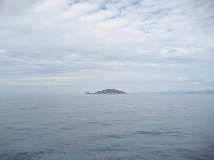 Fourka, Grècia, Mar, l'aigua, platja, oceà, núvols