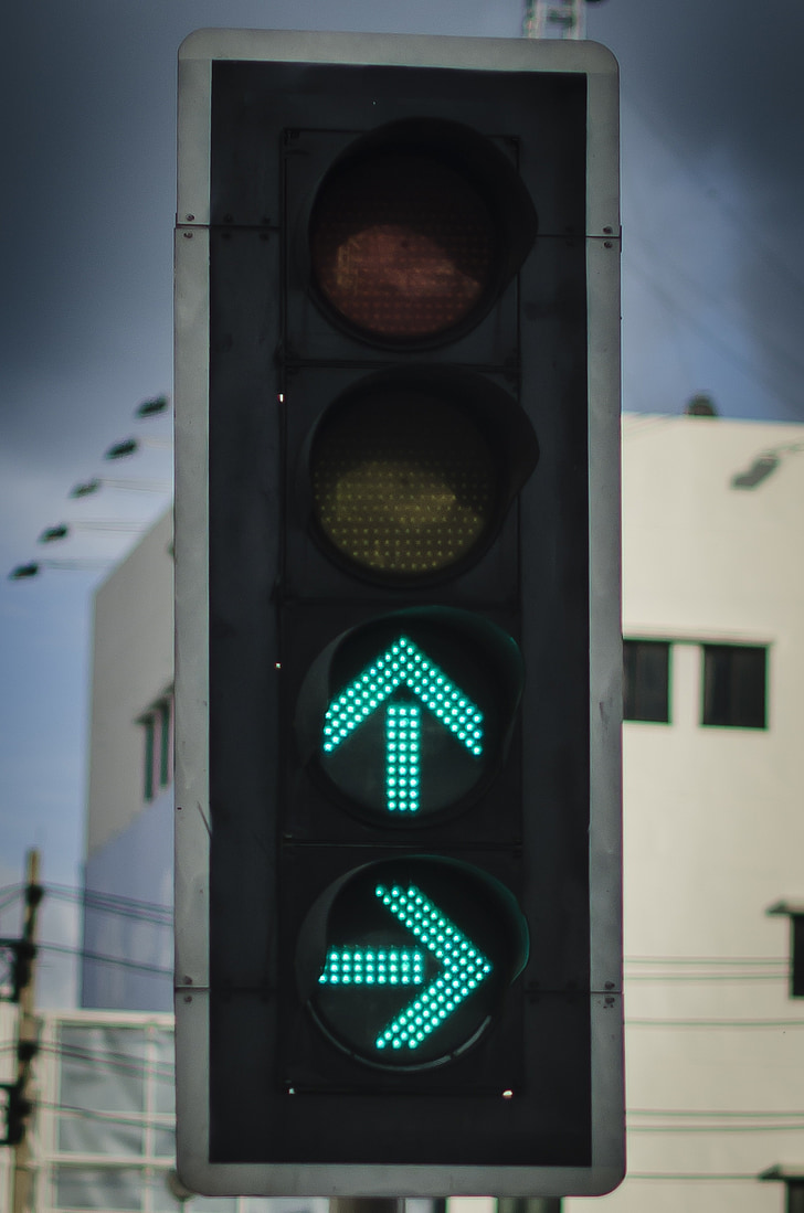 feu de circulation, vert, trafic, lumière, signal, route, signe
