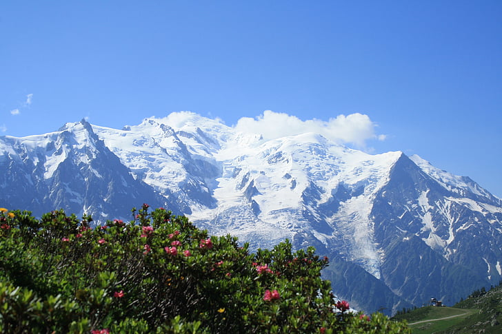 Mountain, Chamonix, maisema, lumi, Alpit, Patikointi, Luonto