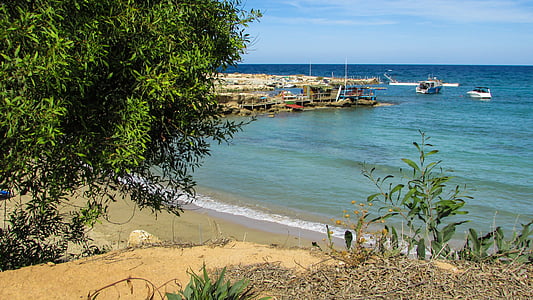 cyprus, protaras, greenbay, sandy, beach, cove