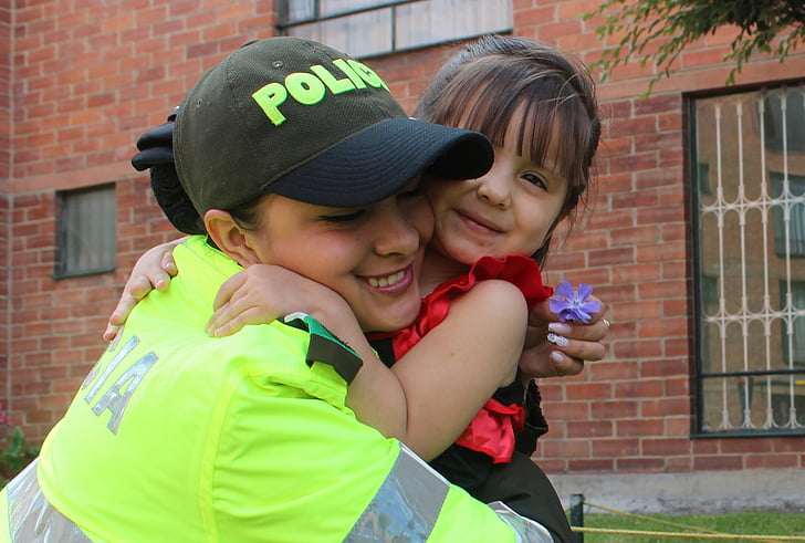 police, colombian, children, love, childhood, child, people