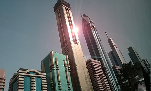Dubai, tour, arabes, Émirats Arabes Unis, ville, architecture, luxe