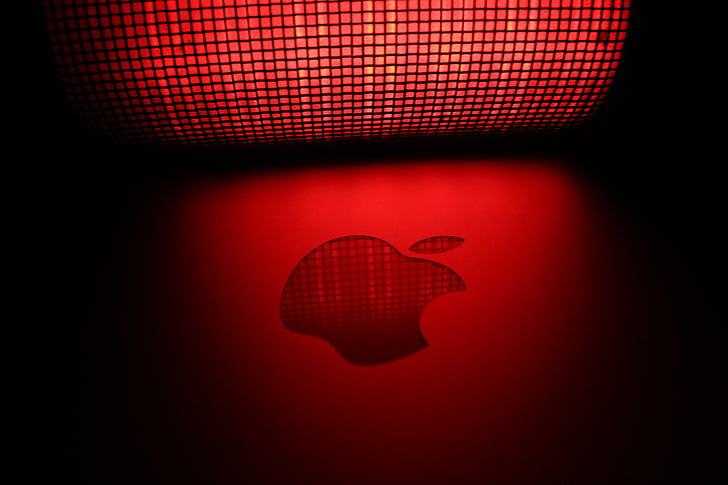 Apple, fundal, blur, luminoase, culoare, conceptuale, întuneric