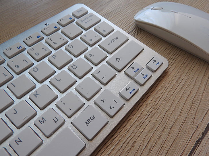 computer keyboard, connection, desk, display, education, electronics, internet