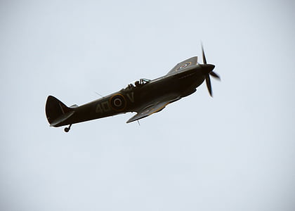 Spitfire, Flugzeug, AV, Kämpfer, Flugzeug, Krieg, Luft