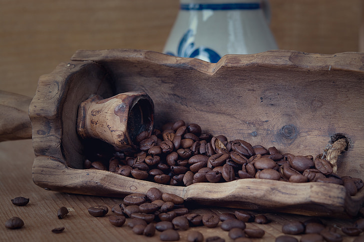 コーヒー, コーヒー豆, 茶色, ロースト, カフェ, カフェイン, 乾燥