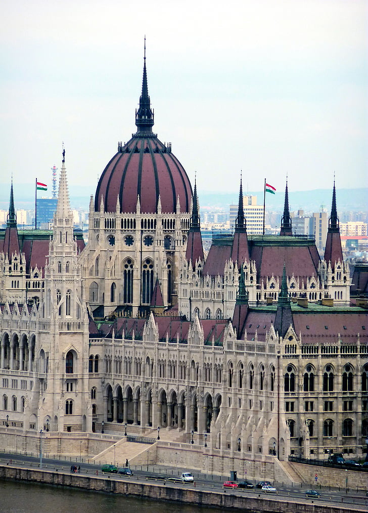 Vengrija, Parlamentas, Architektūra, pastatas, Miestas, orientyras