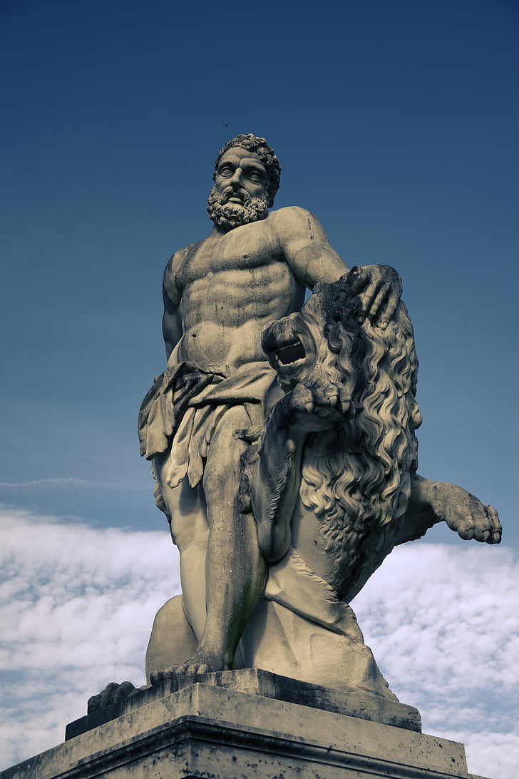 Hercules, statuen, greske gamle, Gud