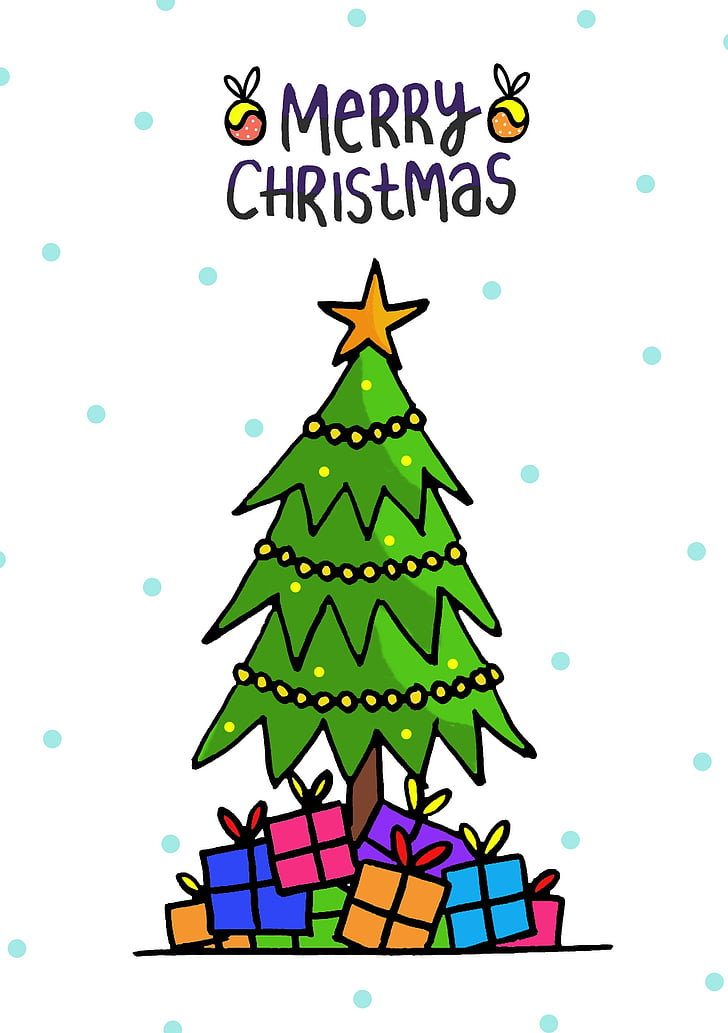 Коледа, дърво, коледно дърво, празник, коледни елхи, декорация, зимни