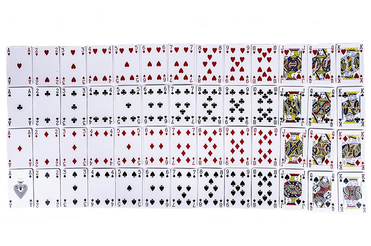 cartes, jouer, pont, Poker, jeu, Casino, quatre