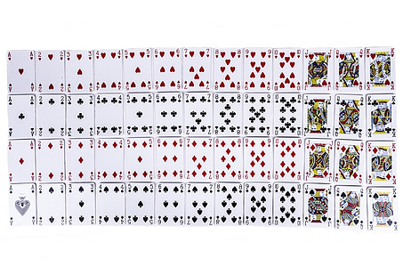 carduri, juca, punte, Poker, joc, cazinou, patru