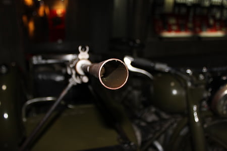 Museo, guerra, armi, pistola di macchina, la vista