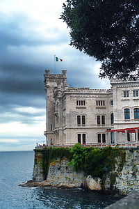Castle, Italia, Pariwisata, benteng, arsitektur, Landmark, Eropa