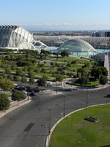 Valencia, Architektur, Stadt, Calatrava, moderne, Bauwerke, Brücke - Mann gemacht Struktur