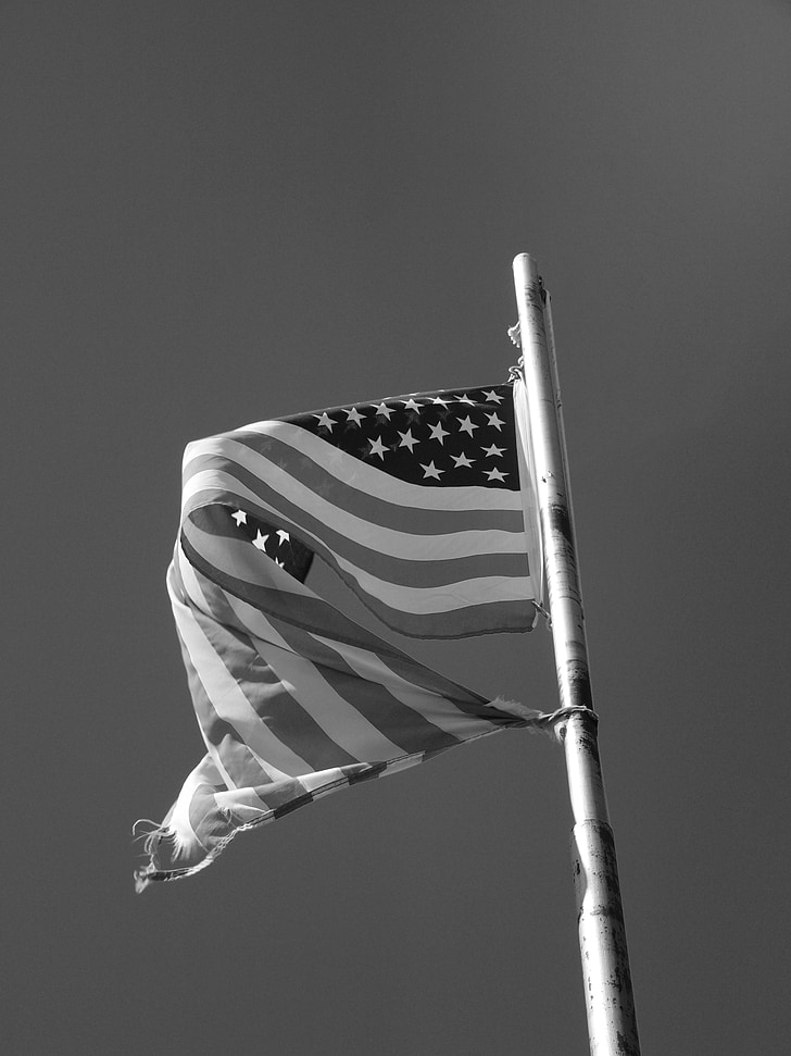 patriotiske, flagg, Amerika, gamle herlighet, uavhengighet, nasjonale, striper