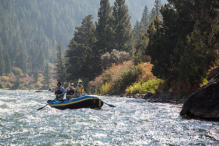 rafting, river, water, sport, landscape, whitewater, float