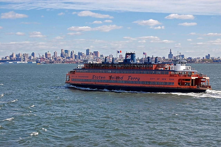 travel, new, york, ferry, liner, ship, vessel