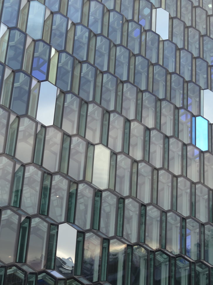windows, scales, blue, glass, building, architecture, backgrounds