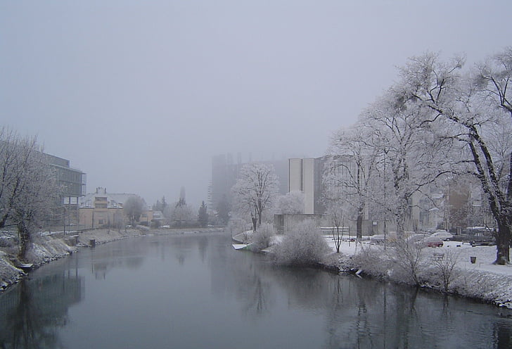 hiver, Strasbourg, Parlement européen