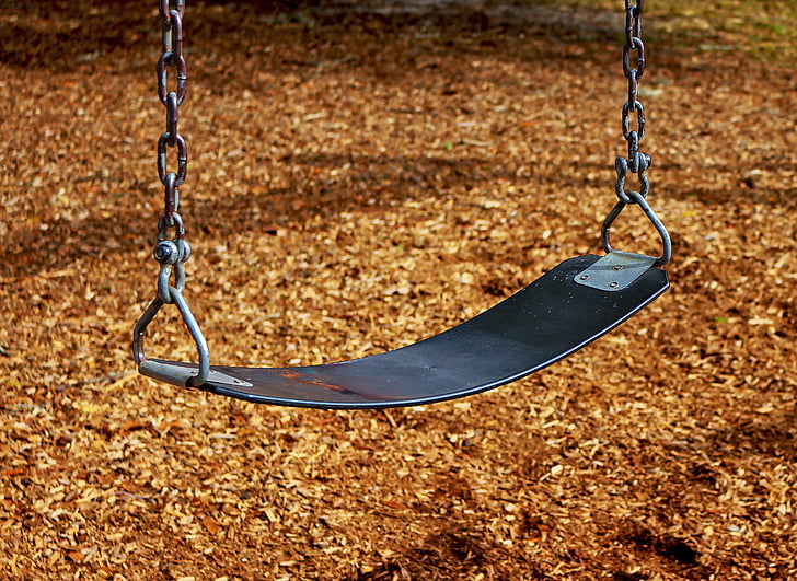 swing, park, childhood, nostalgia