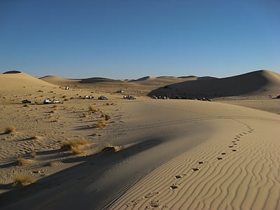 Algerije, Sahara, woestijn, duinen, 4 x 4