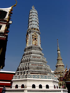 Bangkok, Palais royal, bygning, Asien, arkitektur, kuplen, dekoration