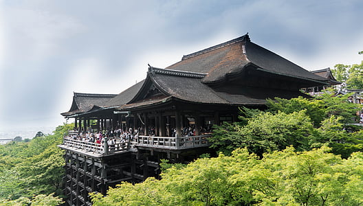 Japan, Kyoto, Kiyomizu-dera, japansk, Asien, vartegn, rejse