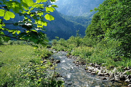 Königssee, Berchtesgaden, Bawaria, Salet, Sunshine, wody, romans