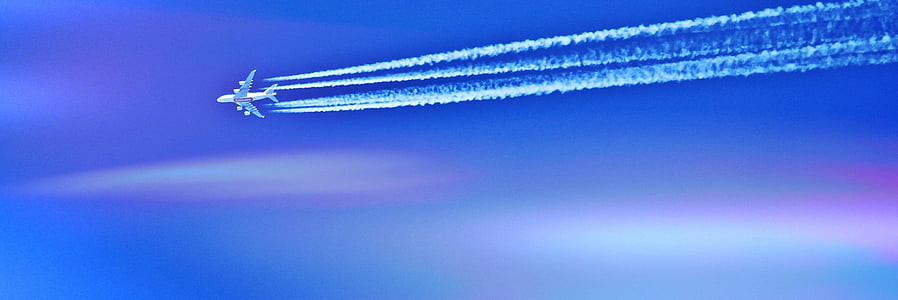 เครื่องบิน, jet, เครื่องบินเจ็ท, ท้องฟ้า, บิน, การบิน, จราจรทางอากาศ