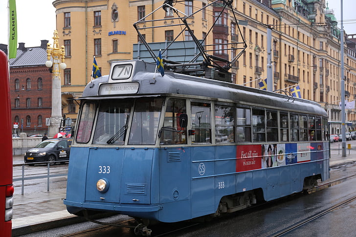 tram, oude, toeristische tram, Tour