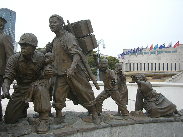 Pietų Korėja, Seulas, Korėja, paminklas, Memorial, karo