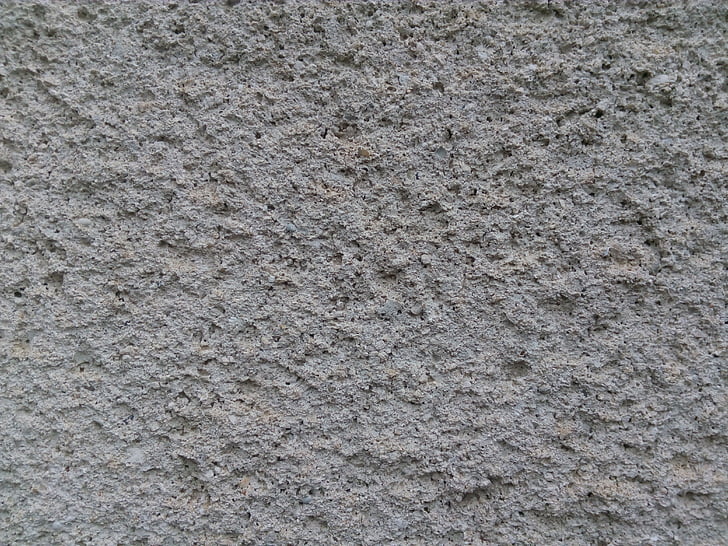 wall, covered, grey, plaster, large, plan, texture