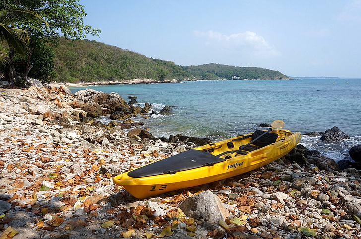 kayak, barco, Turismo de agua, Playa, mar, naturaleza, viaje