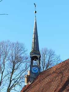 mecklenburg, historically, church, monument, distinctive, architecture, sky