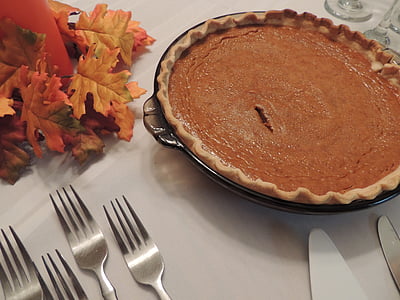 falder, Thanksgiving, græskar pie, græskar, årstidens