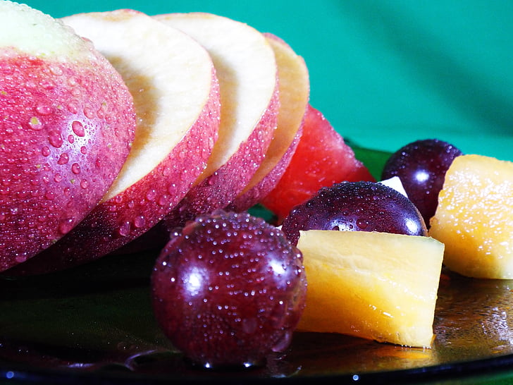 sadje, sladoled, jagoda, hrano in pijačo, zdravega prehranjevanja, hrane, vijolična