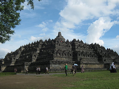 Borobudur, templom, Indonézia, építészet, Ázsia, templom - épület, buddhizmus