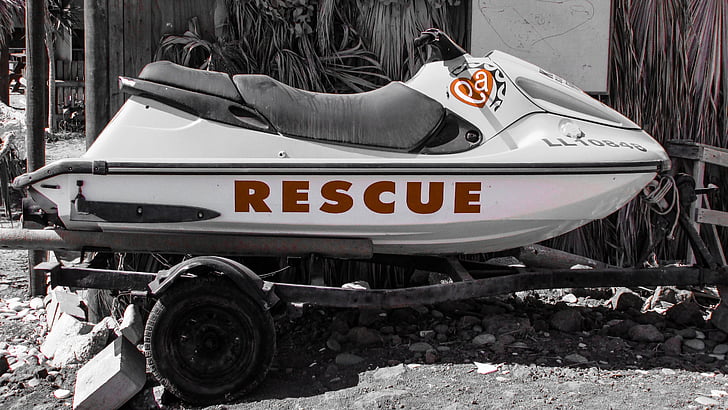 jet ski, Rescue, sikkerhed, Beach, Surf club, Kiti, Cypern