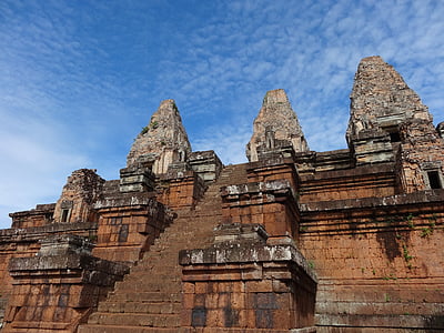 Камбоджа, Анкор, храма, Сием Реап, скулптура, червените, история