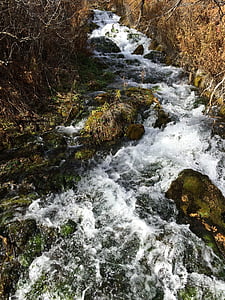 vodopád, Utah, krajina, voda, Rock, Kaskáda, na podzim