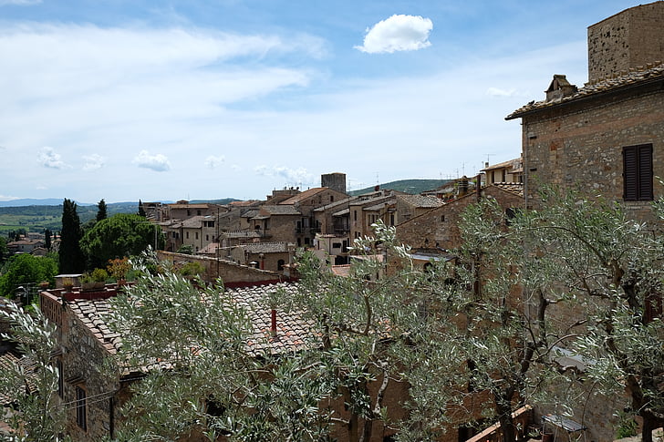 城, ビュー, イタリア