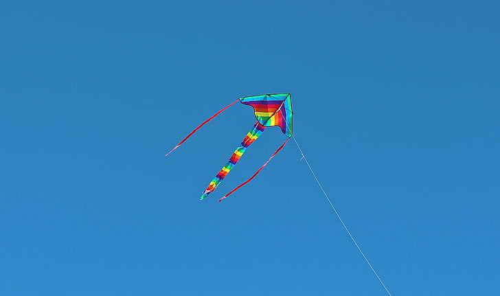 kites rise, dragons, fly, sky, wind, flying kites, cord