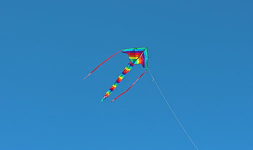 kites rise, dragons, fly, sky, wind, flying kites, cord